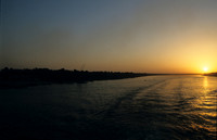 Le Nil 3 (coucher du soleil) Egypte