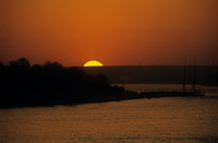 Le Nil 6 (coucher du soleil) Egypte