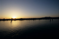 Le Nil 7 (coucher du soleil) Egypte