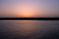 Le Nil 10 (coucher du soleil) Egypte