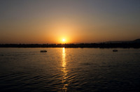 Le Nil 11 (coucher du soleil) Egypte