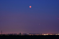 Eclipse totale Lune avec Mars 27/07/2018